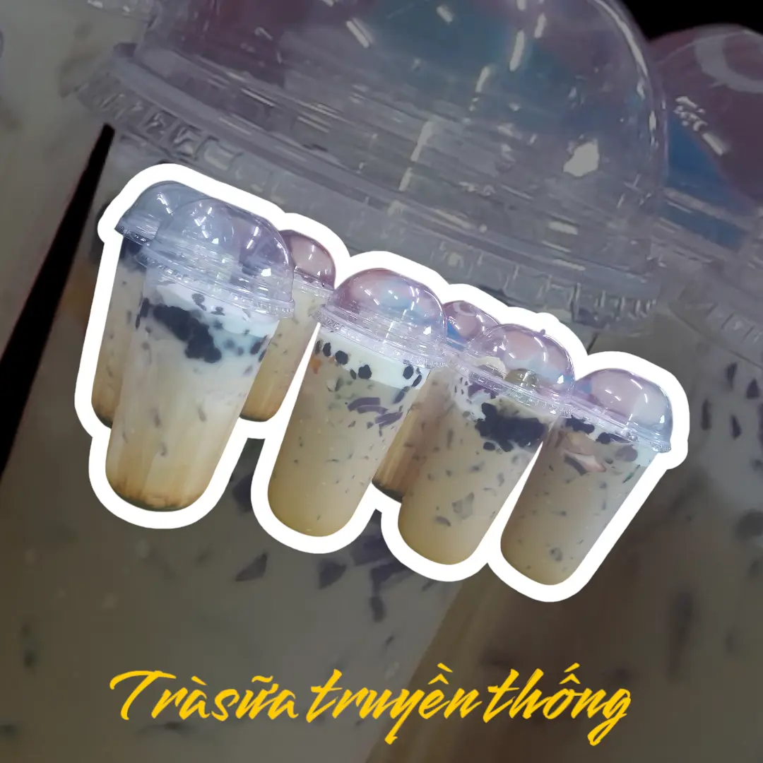 Hình ảnh Trà sữa truyền thống full toping L