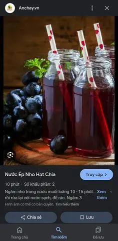 Hình ảnh Nho Ép Thơm ngon 
