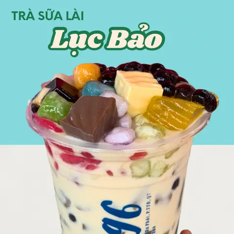 Hình ảnh Trà Sữa Lài Lục Bảo Full Topping
