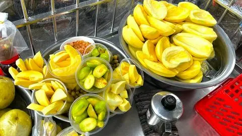 Hình ảnh Dưa Hấu Dưa Lưới Mít 400gr