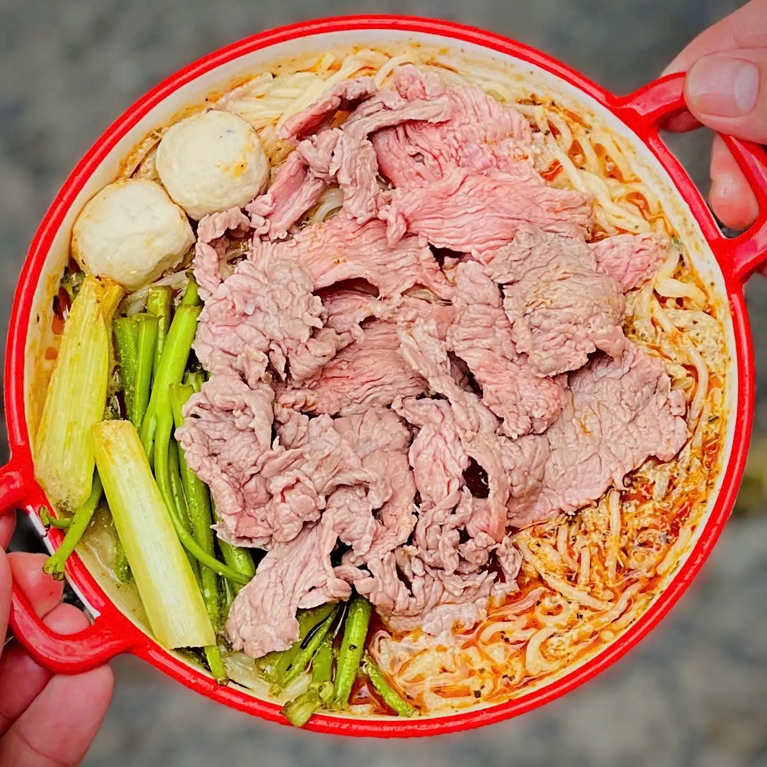 Hình ảnh Mì Tomyum Bò