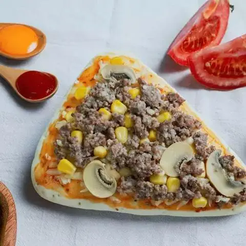 Hình ảnh pizza bò phô mai
