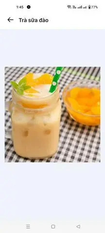 Hình ảnh Trà sữa Đào 