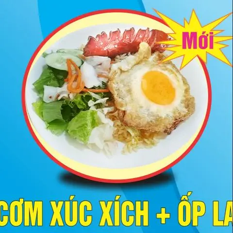 Hình ảnh Cơm Xúc Xích Ốp La 