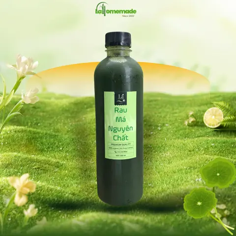 Hình ảnh Rau Má Tươi chai nguyên chất không đường