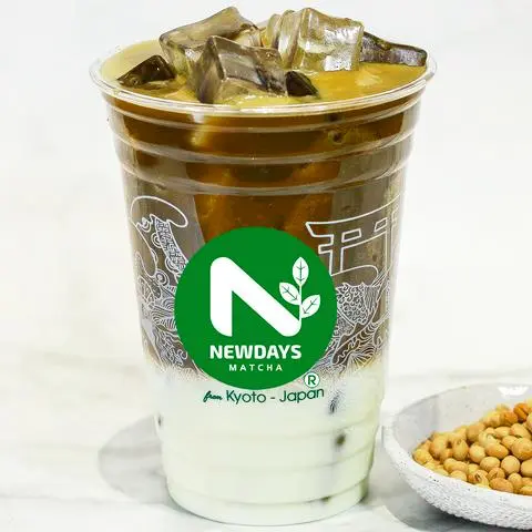 Hình ảnh Houjicha Đậu Nành 350ml
