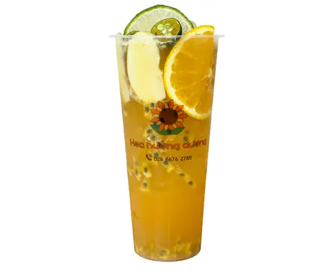 Hình ảnh Trà trái cây chanh leo kim quất tươi