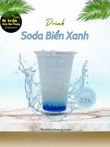 Hình ảnh Soda Biển Xanh