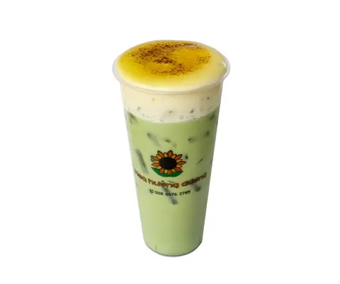 Hình ảnh Trà sữa Matcha Kem Trứng Cháy