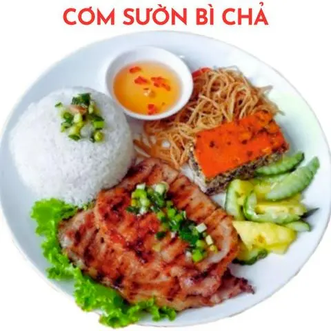 Hình ảnh Cơm Tấm Sườn Bì Chả