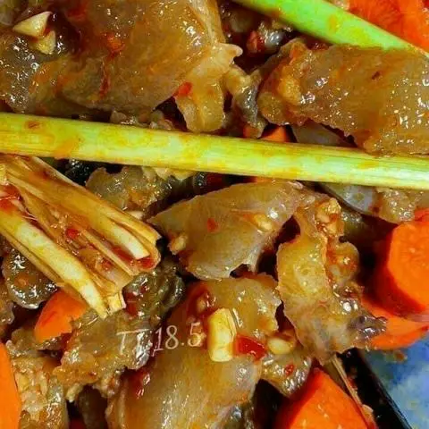 Hình ảnh GÂN BÒ XÀO XẢ TẾ