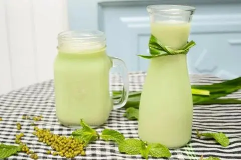Hình ảnh Sinh tố đậu xanh