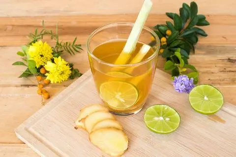 Hình ảnh Chanh gừng sả nóng