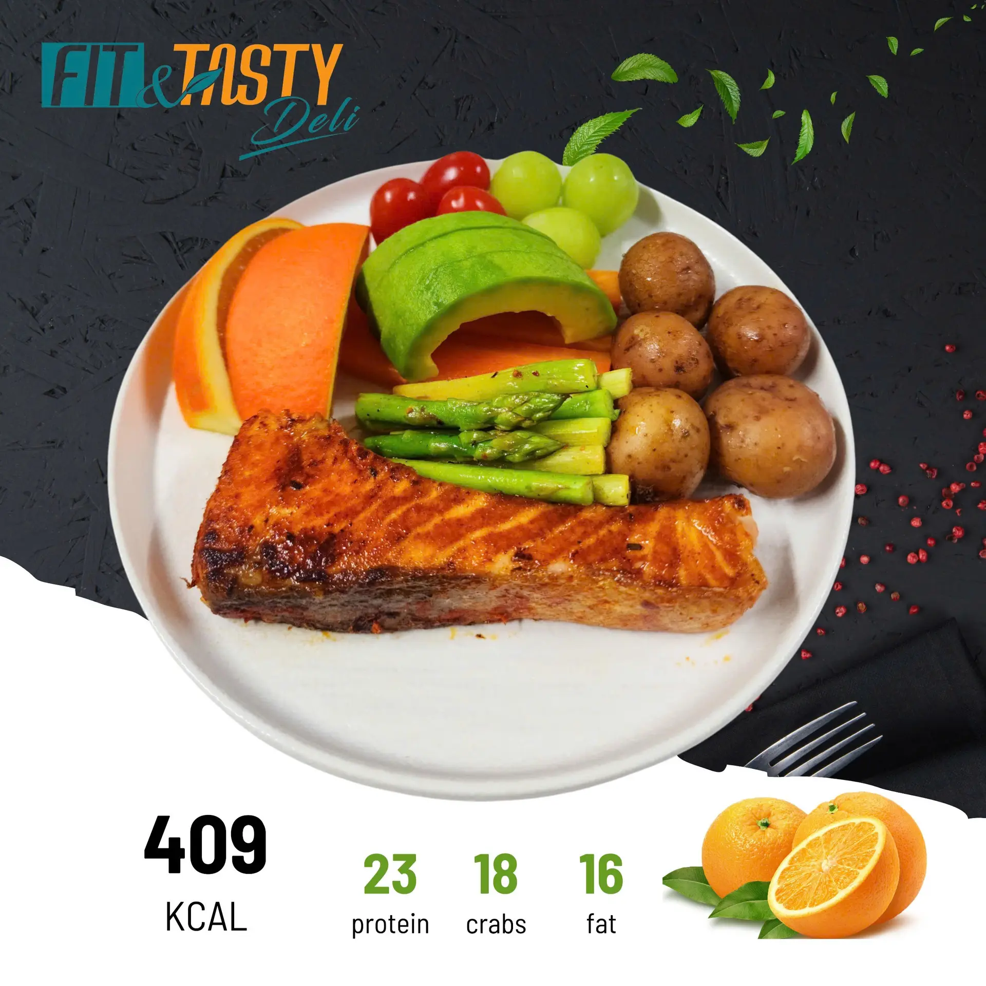 Hình ảnh Premium Lunch Box 6( Cam đổi thành dưa lưới)