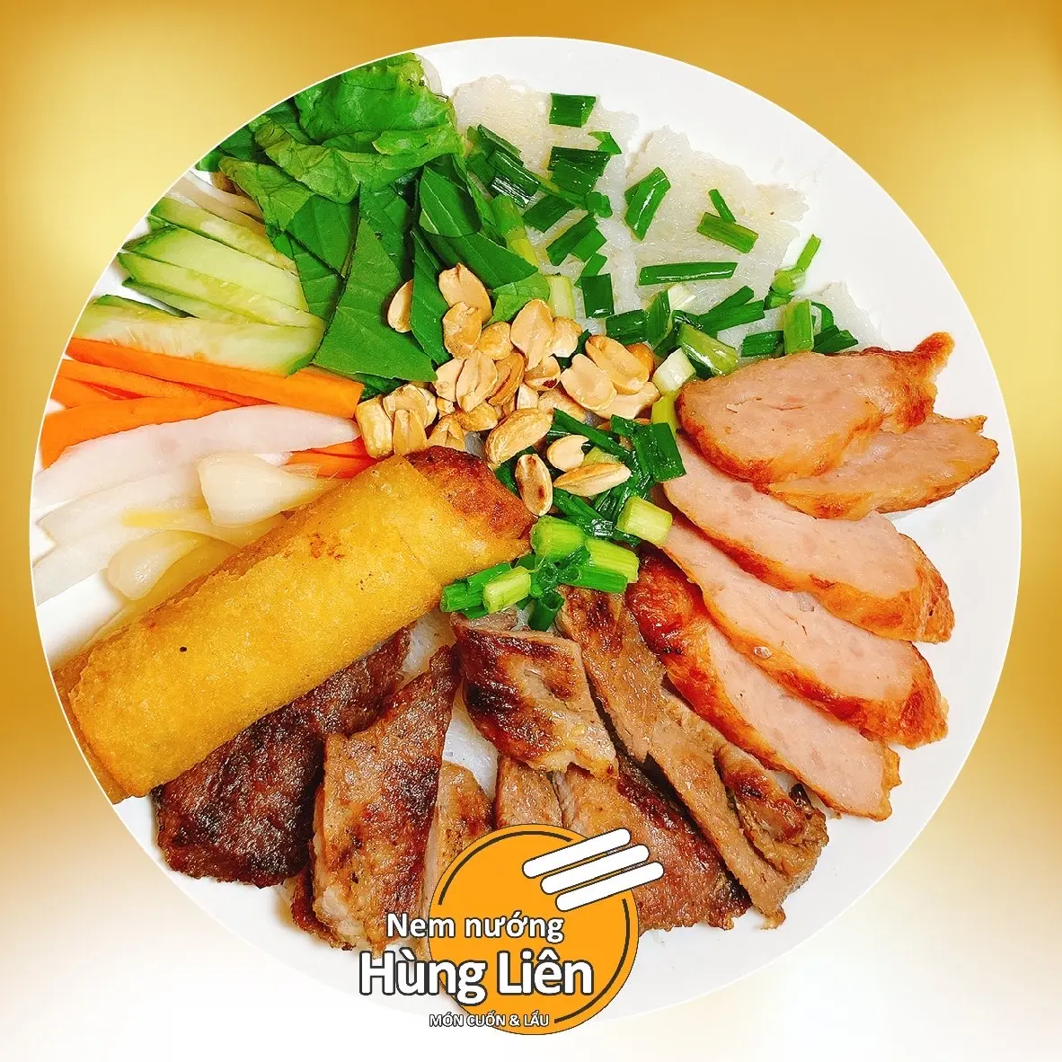 Hình ảnh Bánh hỏi thịt nướng mật ong đặc biệt