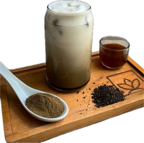 Hình ảnh (MUST TRY )Hojicha latte sữa tươi 700ml