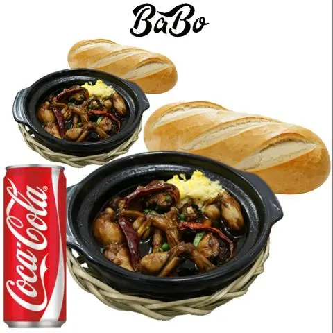 Hình ảnh 4 Ếch Sệt Bơ Tỏi + 2 Bánh Mì + 1 Coca
