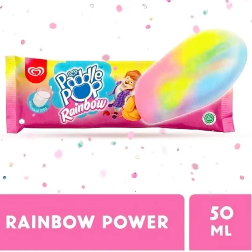 Hình ảnh Kem Cầu Vồng Wall's Paddle Pop Rainbow