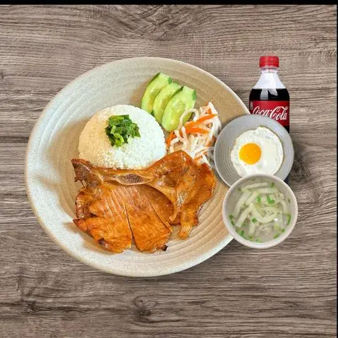 Hình ảnh Combo sườn ốp la - canh - nước