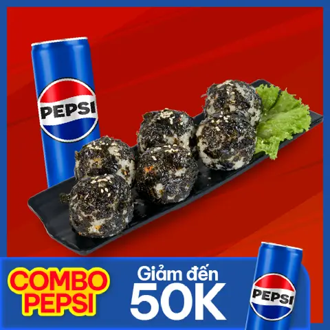 Hình ảnh Combo Cơm Nắm + Pepsi