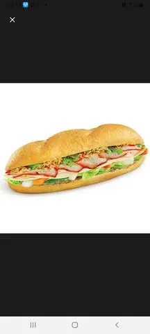 Hình ảnh bánh mì nem nướng kẹp ốp la