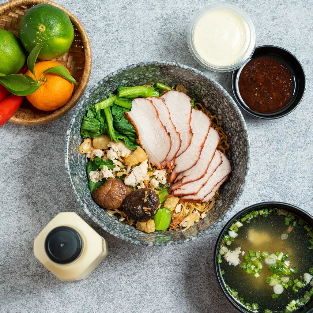Hình ảnh Combo Mì xá xíu