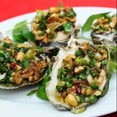 Hình ảnh Hàu nướng tiêu xanh (1 con)