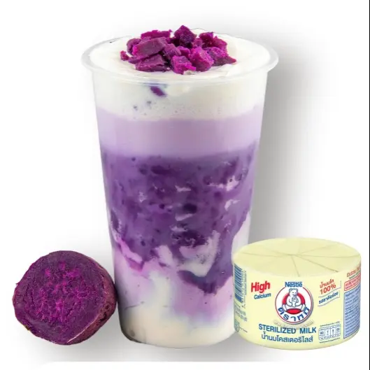 Hình ảnh sữa gấu khoai môn