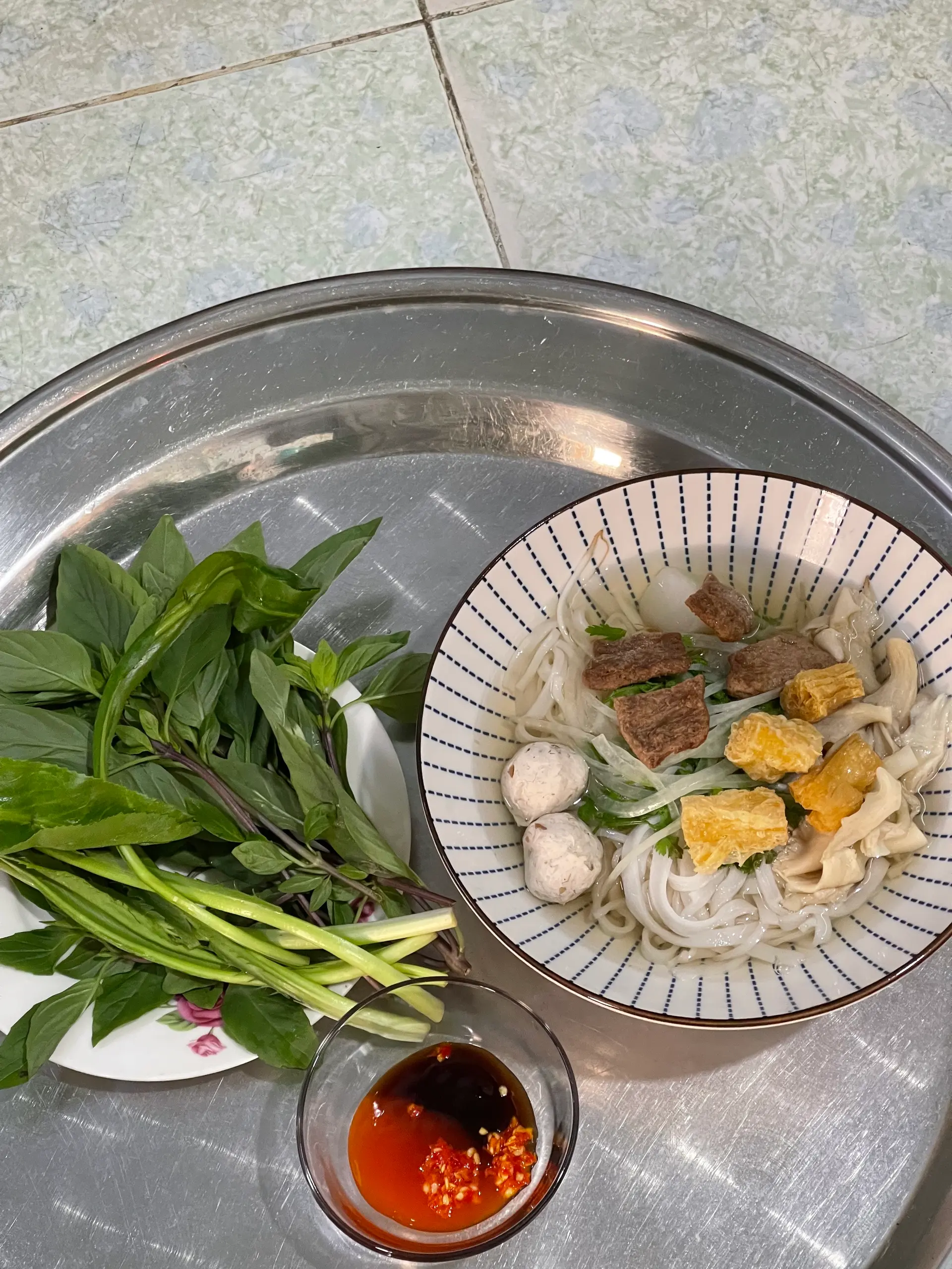 Hình ảnh Combo (Phở Chay Đặc Biệt + Chai Nước Sâm)