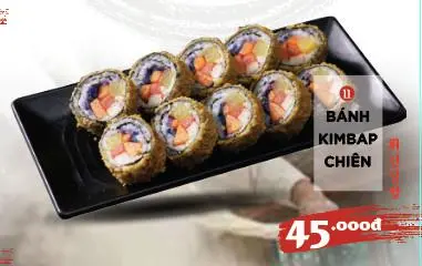 Hình ảnh Bánh kimbap chiên