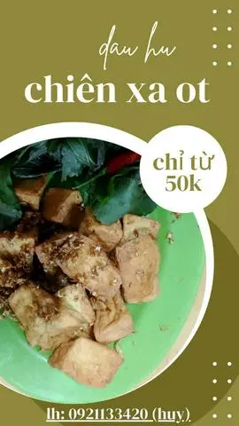 Hình ảnh Đậu Hũ Xả Ớt 