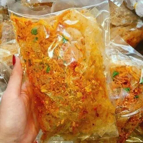 Hình ảnh bánh tráng khô gà
