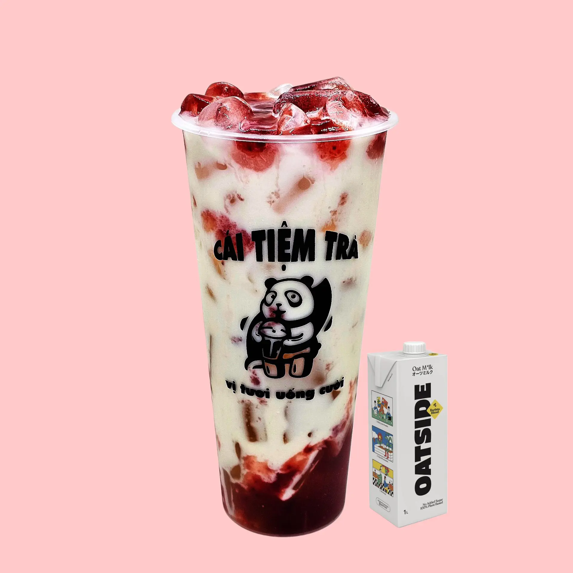 Hình ảnh Sữa Tươi Oatside Dâu Tây - L
