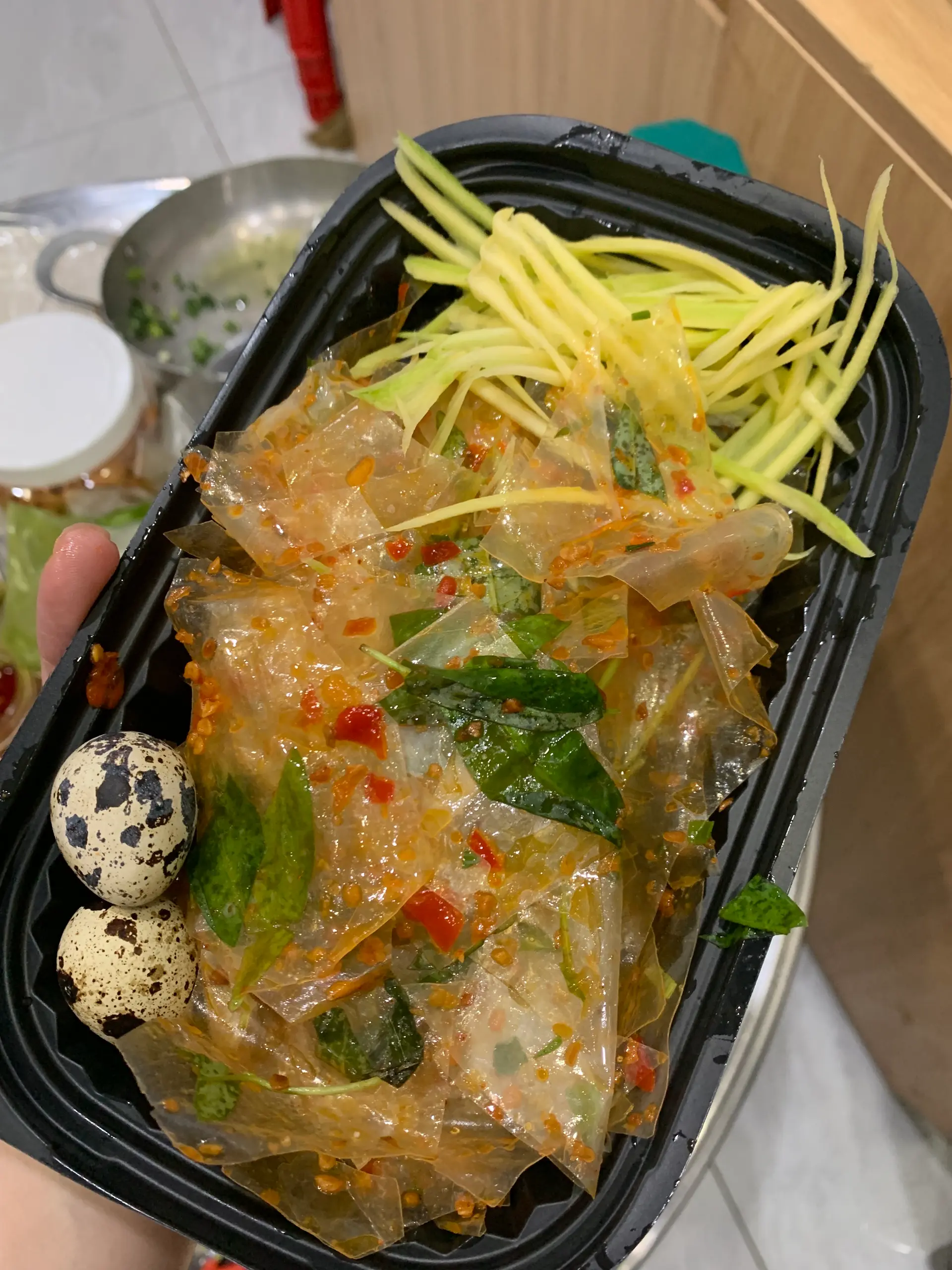 Hình ảnh Bánh tráng sate tỏi