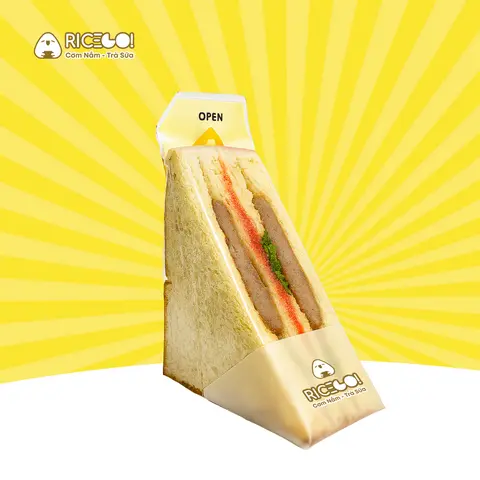 Hình ảnh Sandwich Thịt Heo Chiên