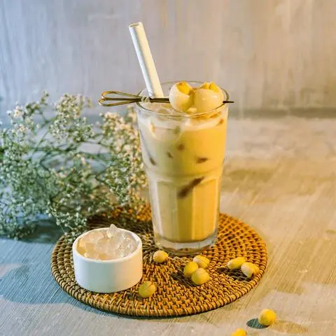 Hình ảnh Trà sữa nhãn sen