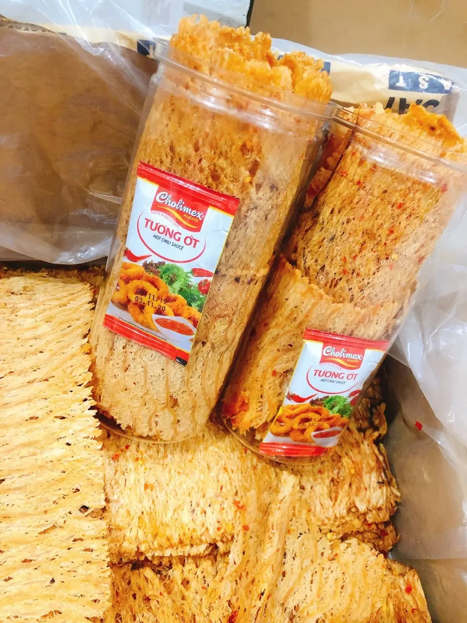 Hình ảnh Mực Cán Tẩm Vị 250gr