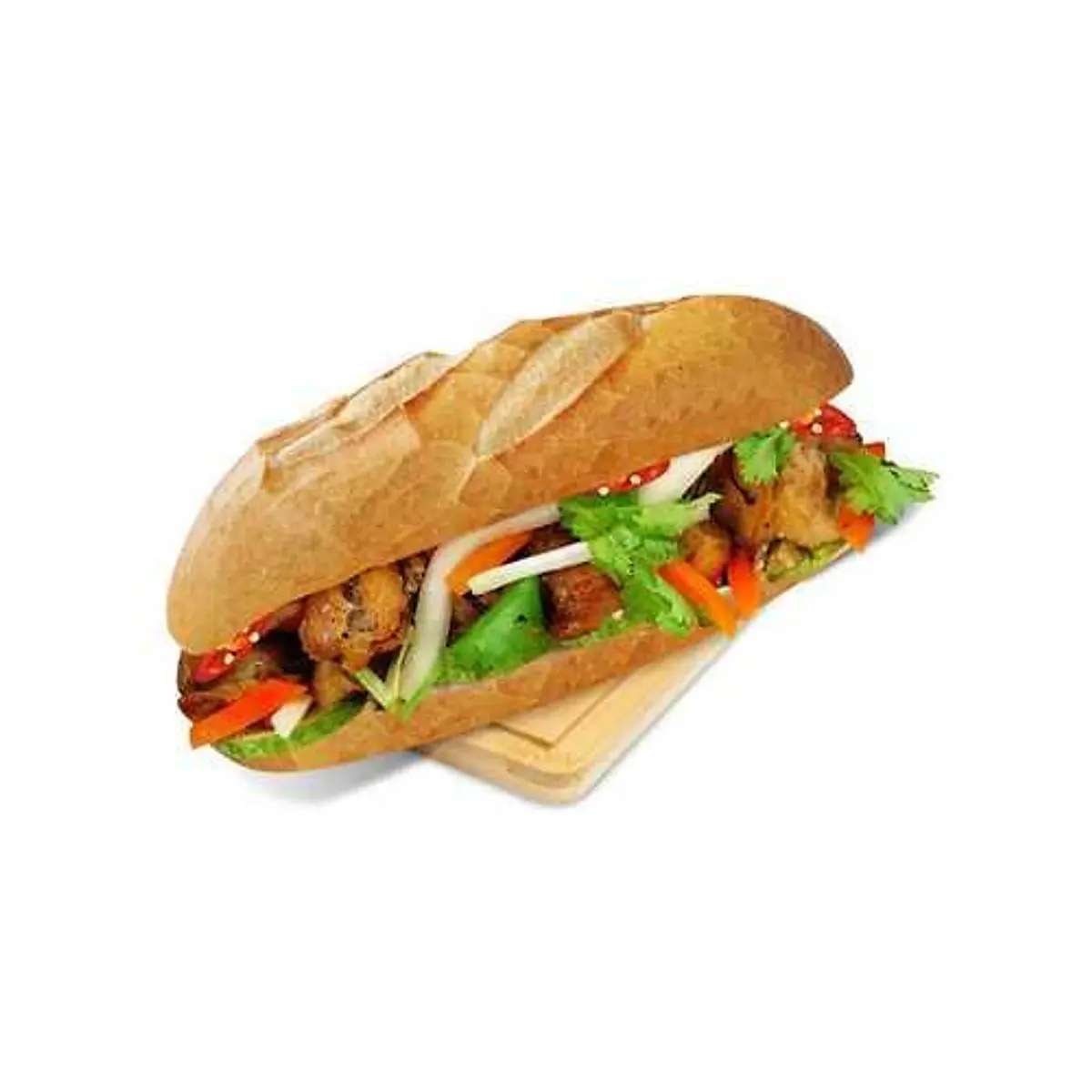 Hình ảnh Bánh mì Gà nướng - size to - 220g - đầy đủ
