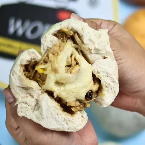 Hình ảnh Bánh bao gà xé phô mai