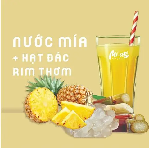 Hình ảnh Nước mía mix hạt đác rim thơm tươi