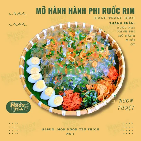 Hình ảnh Dẻo Mỡ Hành Hành Phi Ruốc Rim (3 Trứng)