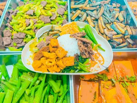 Hình ảnh cơm chay thập Cẩm