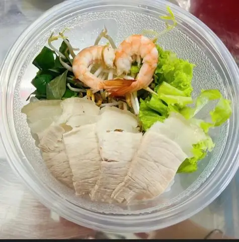 Hình ảnh BÚN TRỘN TÔM THỊT