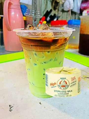 Hình ảnh Matcha Sữa Gấu Cà Phê Ly Khổng Lồ 800ml