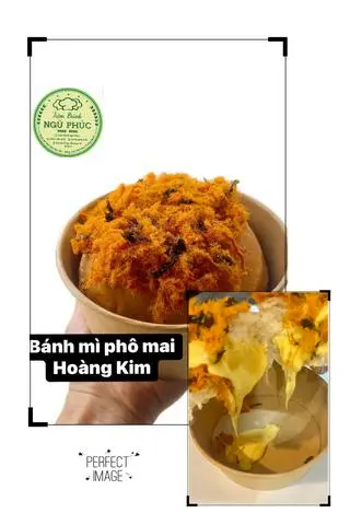 Hình ảnh Bánh mì phô mai Hoàng Kim tan chảy 