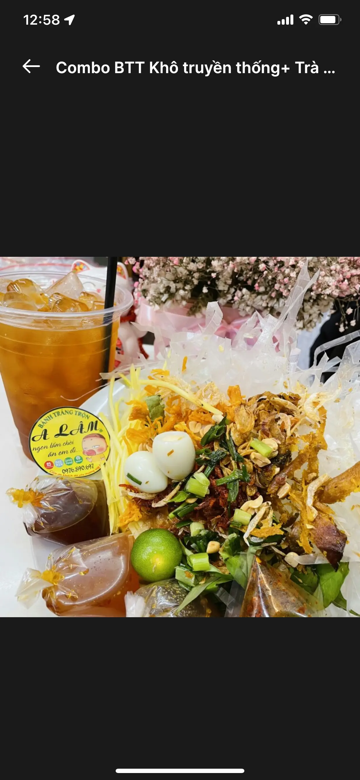 Hình ảnh COMBO Trộn khô truyền thống + Trà Tắc Đào