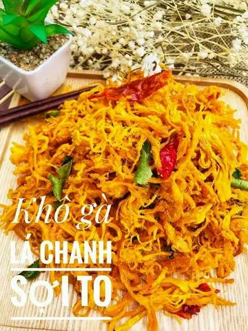 Hình ảnh Khô gà lá chanh