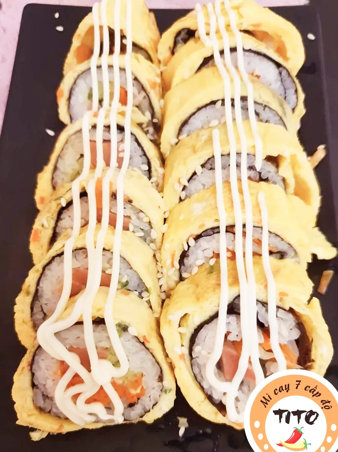 Hình ảnh Kimbap Trứng Cuộn