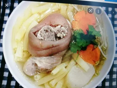 Hình ảnh Nui nấu sườn heo