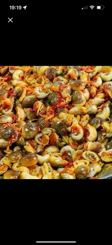 Hình ảnh ốc mỡ xào bơ cay 